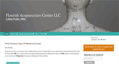 Desktop Screenshot of flourishacupuncture.org